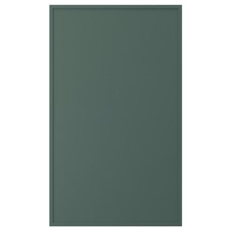 ASPUDDEN Дверь - темный серо-зеленый 60x100 см