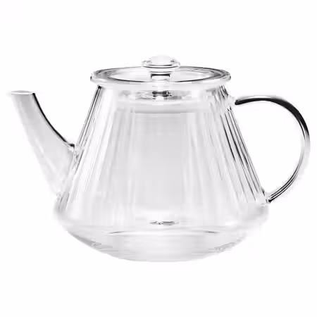 SKÄLRYTA СКЭЛРЮТА Чайник заварочный - прозрачное стекло 1 л