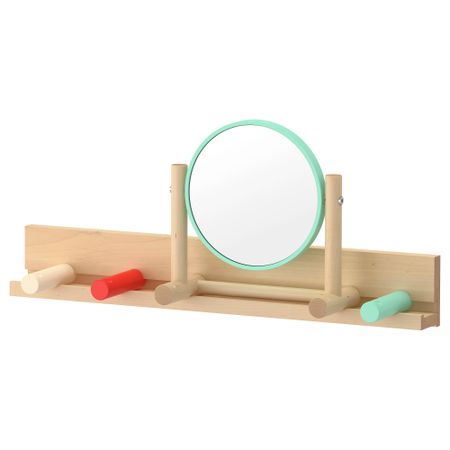 Настенная планка 55/зеркало/4 крючка 25мм ИКЕА ПС 2014