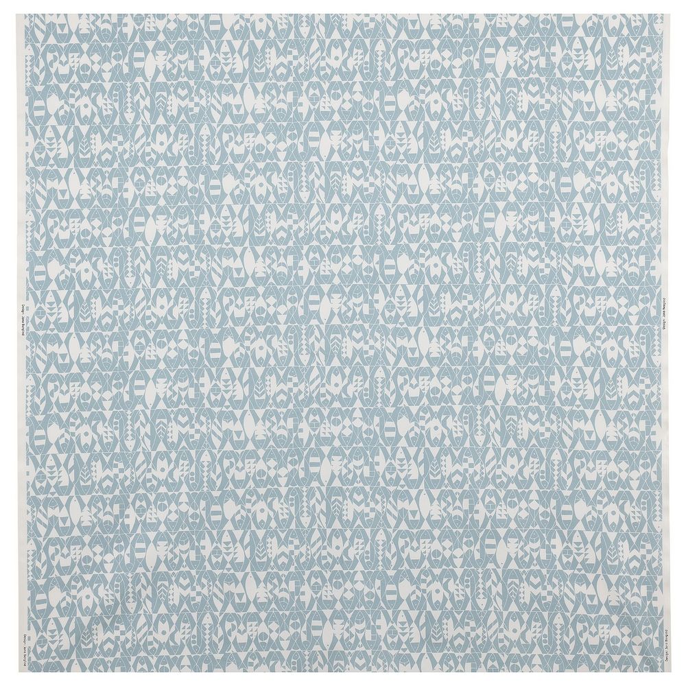 Ткань, голубой/естественный 150 см IKEA LOTTALI ЛОТТАЛИ 304.901.20 - фото 1