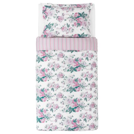 Пододеяльник и 1 наволочка СИЛВЕРОРТ, цветы (150x200/50x70 см)