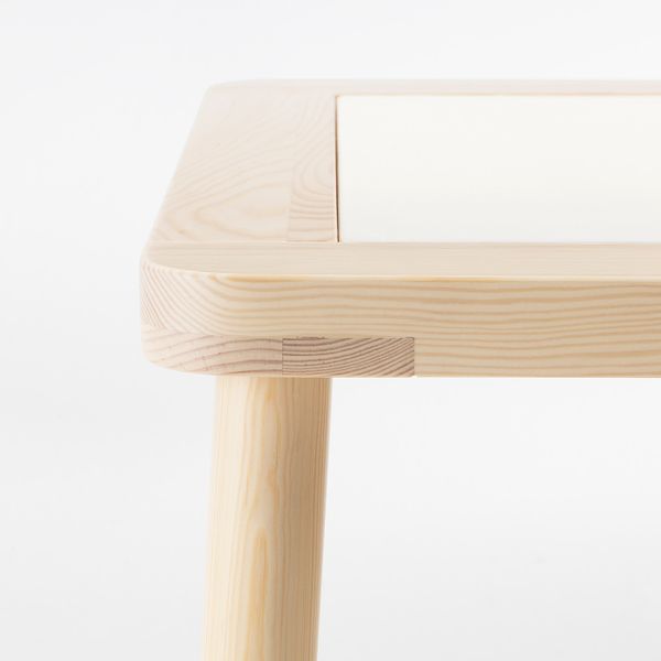 Стол детский 83x58 см IKEA FLISAT ФЛИСАТ 803.655.38 - схема-чертеж с размерами