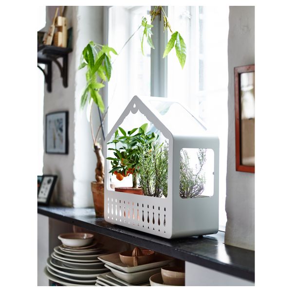 Теплица ИКЕА ПС 2014, д/дома/улицы белый, белый - схема-чертеж с размерами