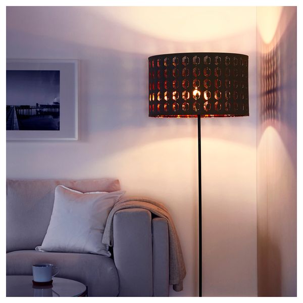 Абажур НИМО, черный, медный - схема-чертеж с размерами