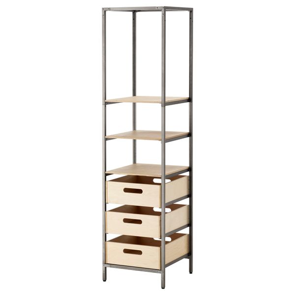 Стеллаж ВЕБЕРЁД, естественный (45x181 см) - фото 1