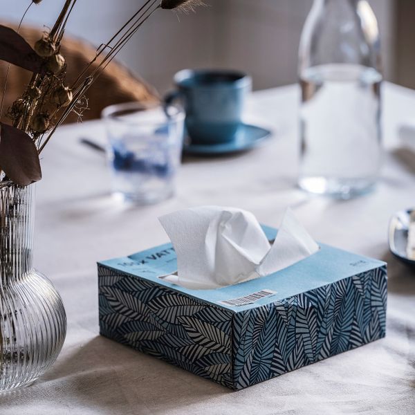 Салфетка бумажная, синий 16x32 см IKEA VATTENDANS ВАТТЕНДАНС 104.971.27 - фото 7