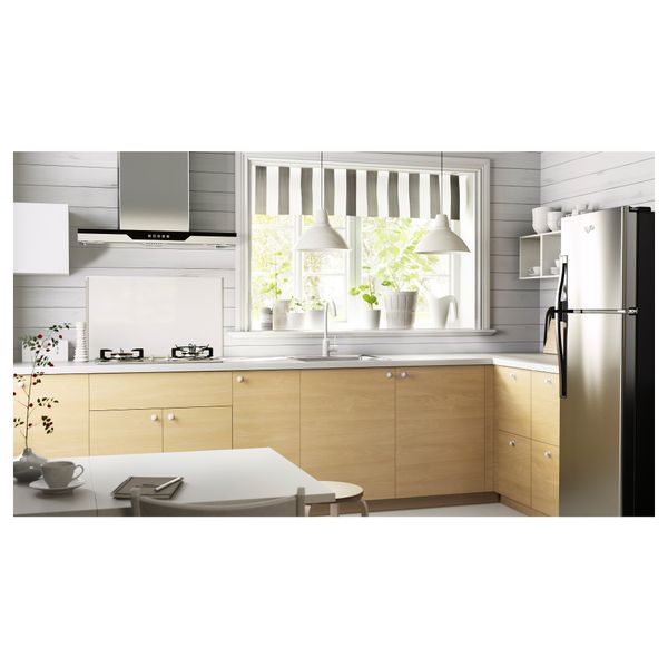 Дверца для напольного углового шкафа, 2 штуки ТИНГСРИД, под березу (25x80 см) - фото 3