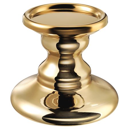 Подсвечник для формовой свечи ВИНТЕР 2018, золотой (10 см)