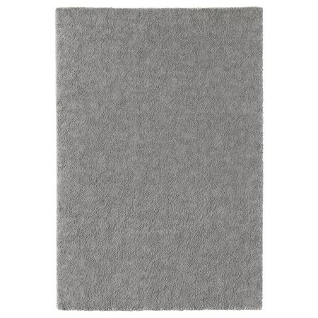 STOENSE Ковер, короткий ворс - классический серый 133x195 см