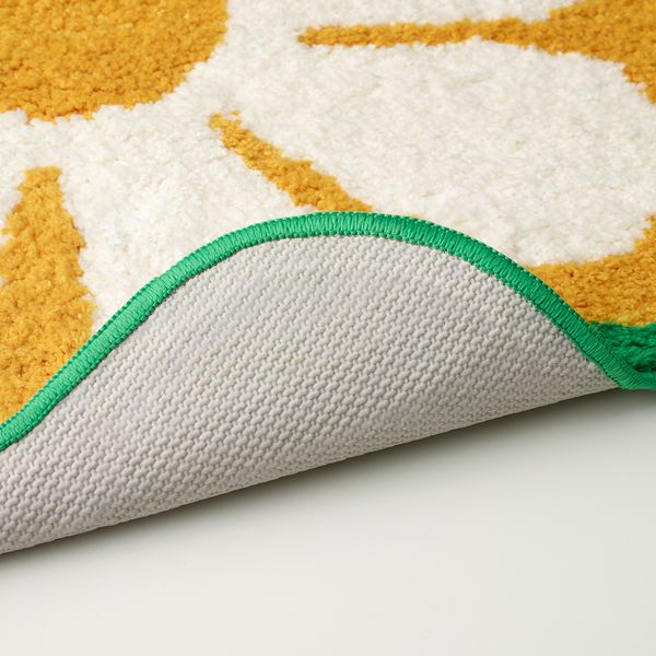 Коврик для ванной, цветочный орнамент, 65 см IKEA KÄRRKNIPPROT 505.575.29 - схема-чертеж с размерами