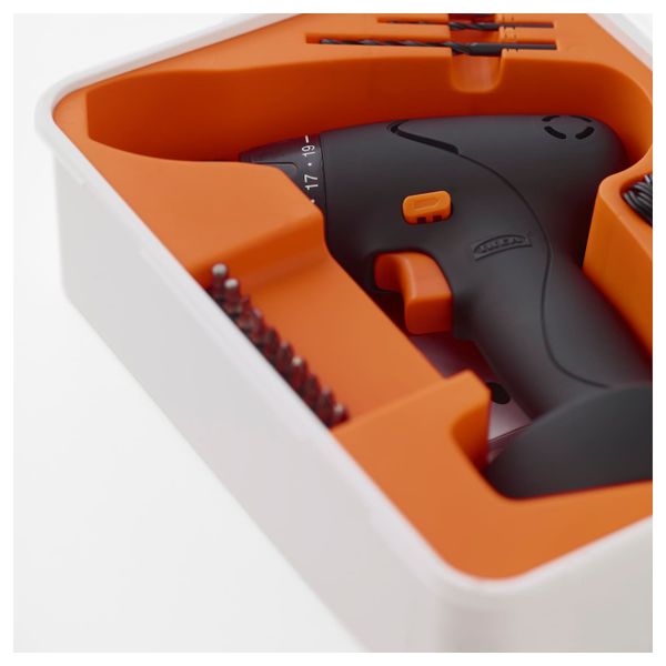 Дрель/шуруповерт, литий-ионный 14.4 V IKEA FIXA ФИКСА 103.797.51 - схема-чертеж с размерами