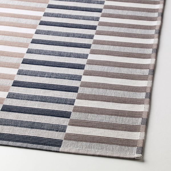 Дорожка настольная, черный бежевый, белый 35x130 см IKEA MITTBIT МИТТБИТ 503.760.48 - схема-чертеж с размерами