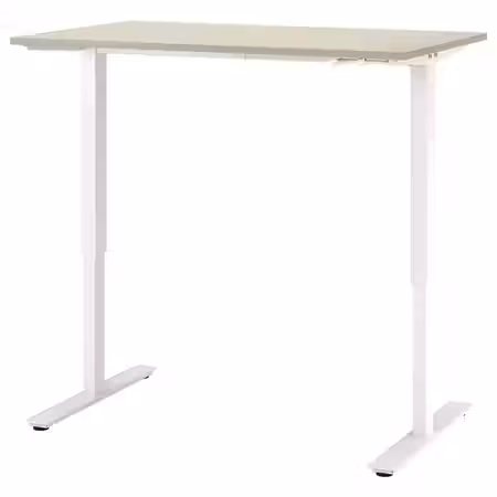 TROTTEN Стол/трансф - бежевый/белый 120x70 см