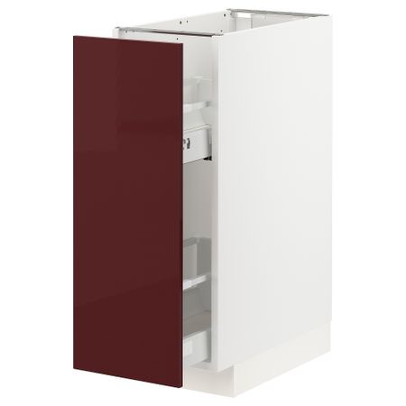 Напольный шкаф, выдвижной внутри элементы, 30x60 cm IKEA METOD МЕТОД, MAXIMERA МАКСИМЕРА 693.274.25