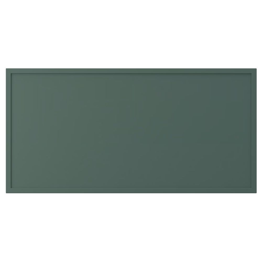 ASPUDDEN Фронтальная панель ящика - темный серо-зеленый 80x40 см - фото 1