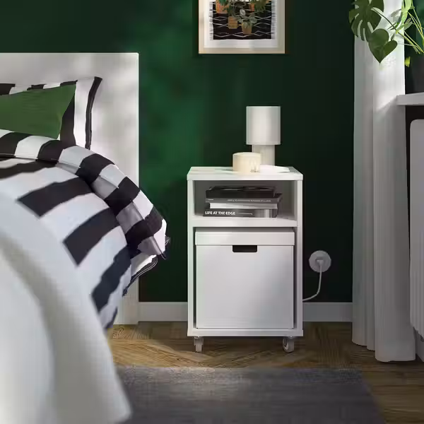 FJÄDERHARV ФЬЕДЕРХАРВ Коробка с крышкой - белый 32x35x31 см - фото 4