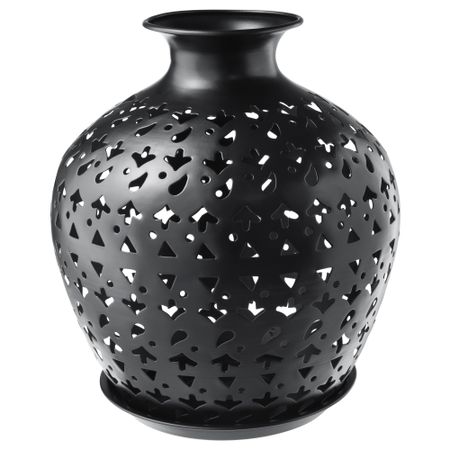 Фонарь для формовой свечи СОММАР 2017, черный (32 см)