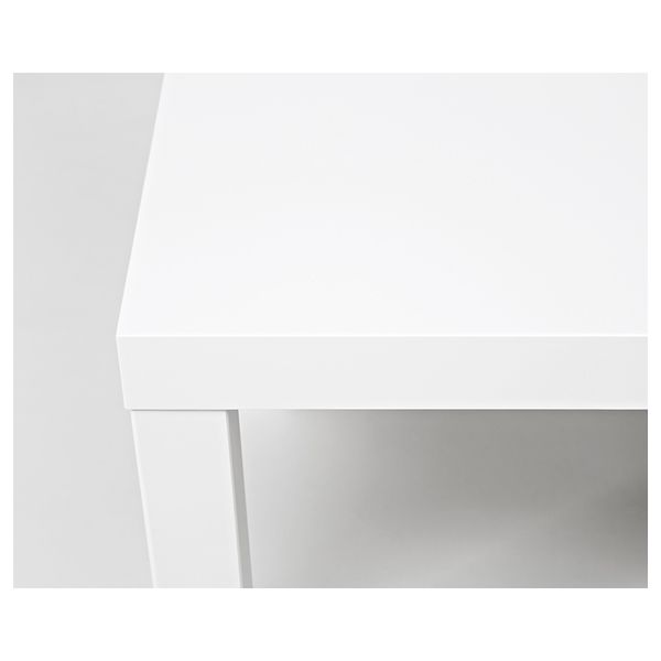 Комплект столов, 2 шт ЛАКК, черный, белый - схема-чертеж с размерами