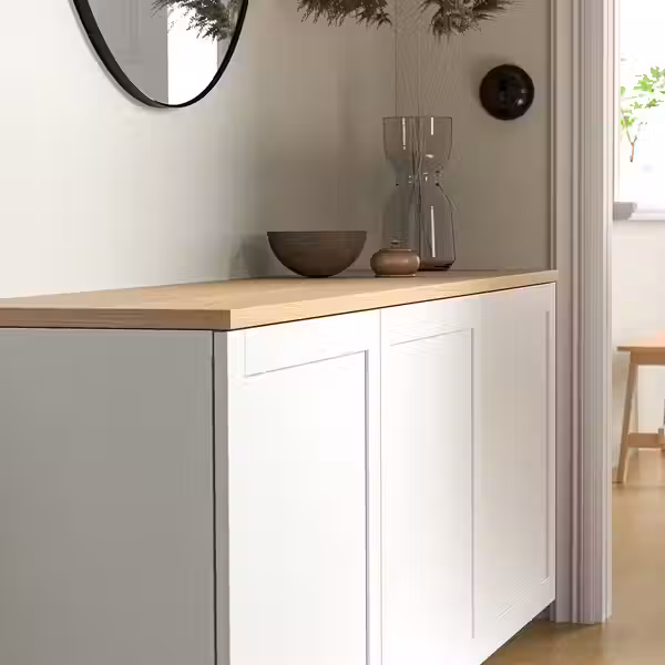 BESTÅ Верхняя панель - дубовый шпон 180x42 см - фото 3