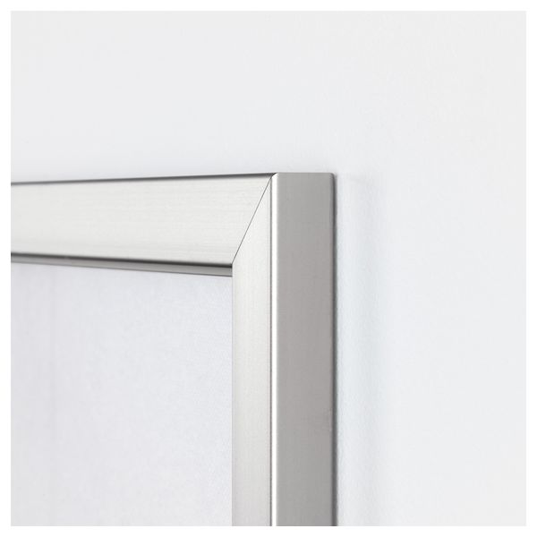 Картина с рамой БЬЁРКСТА, Пристань на рассвете, цвет алюминия (78x118 см) - схема-чертеж с размерами