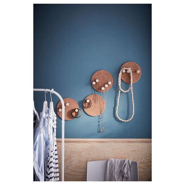 Подставка под горячее, пробка 19 см IKEA HEAT ХИТ 203.728.29 - схема-чертеж с размерами