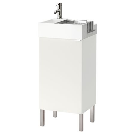 Шкаф под раковину с 1 дверцей ЛИЛЛОНГЕН, белый (40x41x92 см)