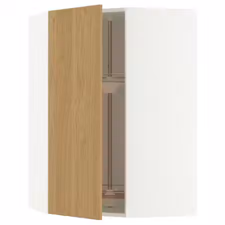 METOD Углов навесн шкаф с вращающ секцией