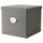 Коробка с крышкой КВАРНВИК, серый (32x35x30 см)