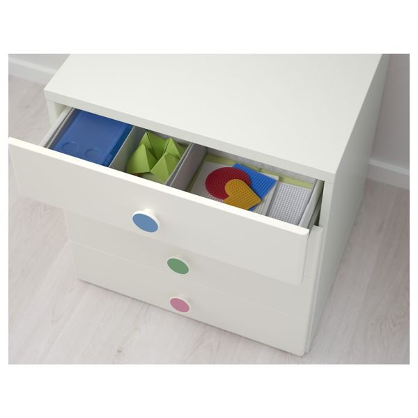 Комбинация для хранения с ящиками, белый 60x50x64 см IKEA STUVA СТУВА / FÖLJA ФОЛЬЯ 892.746.90 - фото 3