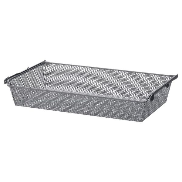 KOMPLEMENT Металлич. корзина с направляющими - темно-серый 100x58 см - фото 1
