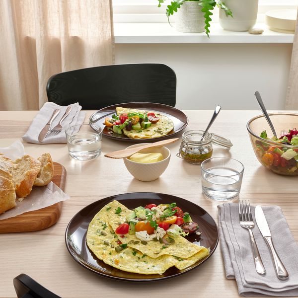 Тарелка, полированный коричневый, 26 см IKEA FÄRGKLAR ФЭРГКЛАР 704.854.47 - фото 5