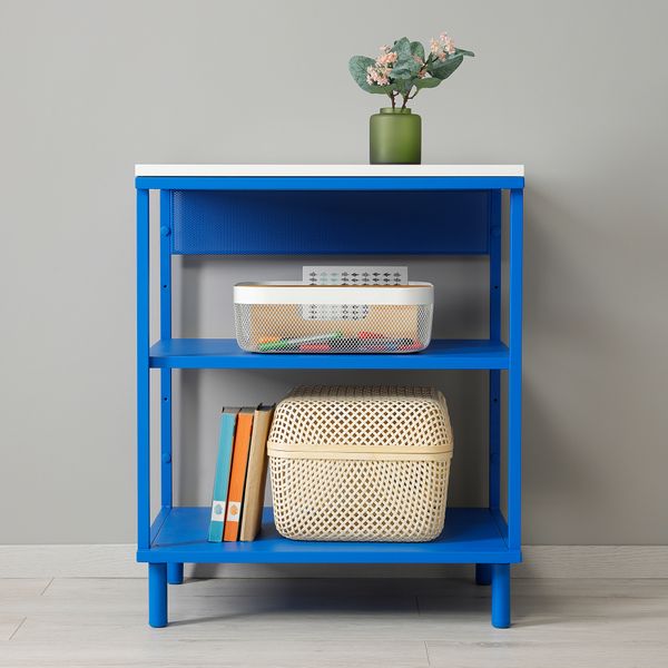 Открытый стеллаж, синий, 60x42x73 см IKEA PLATSA ПЛАТСАA ПЛАТСА 995.216.90 - схема-чертеж с размерами