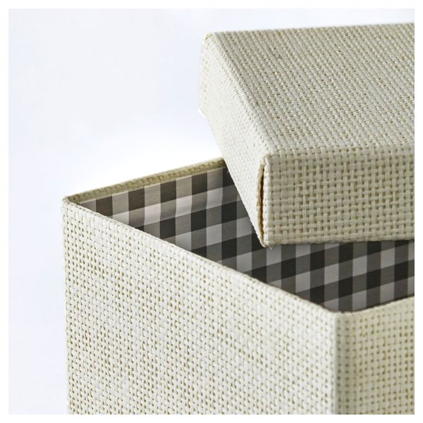 Коробка с крышкой КВАРНВИК, белый - фото 2