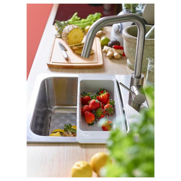 Дуршлаг, серый IKEA GRUNDVATTNET ГРУНДВАТТНЕТ 603.695.04 - фото 7