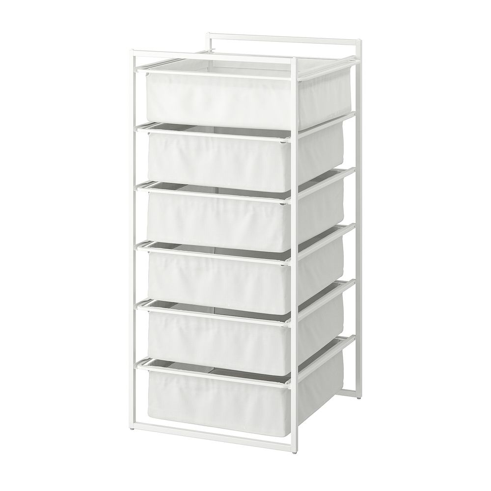 Каркас с текстильными корзинами 50x51x104 см IKEA JONAXEL ЙОНАКСЕЛЬ 792.974.23 - фото 1