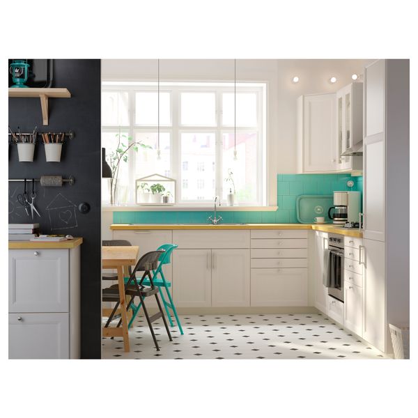 Дверь ЛАКСАРБИ, белый - схема-чертеж с размерами