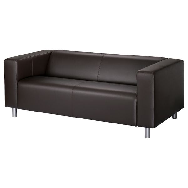 2-местный диван, Глосе/Бумстад темно-коричневый IKEA KLIPPAN КЛИППАН 104.518.84 - фото 1