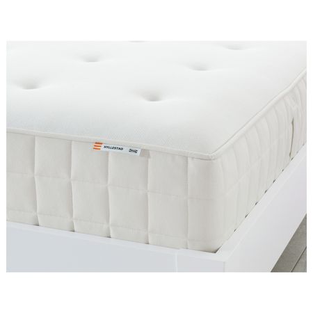 Матрас с пружинами карманного типа, жесткий/белый 140x200 см IKEA HYLLESTAD ХИЛЛЕСТАД 204.258.04