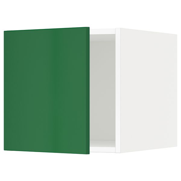 Верхний шкаф МЕТОД, белый, Флэди зеленый (40x40 см) - схема-чертеж с размерами