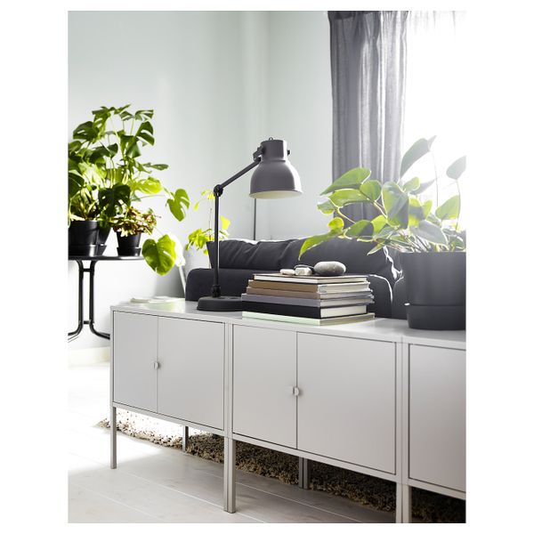 Комбинация шкафов, серый 120x35x57 см IKEA LIXHULT ЛИКСГУЛЬТ 792.791.79 - фото 4