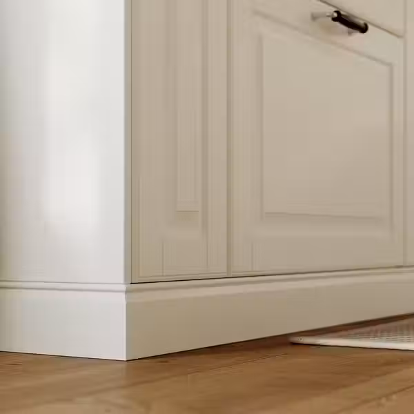 FÖRBÄTTRA Декоративный цоколь - белый с оттенком 221x8 см - схема-чертеж с размерами