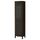 Шкаф-витрина ХЕМНЭС, черно-коричневый (49x197 см)
