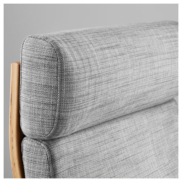 Кресло ПОЭНГ, дубовый шпон, Исунда серый - фото 4