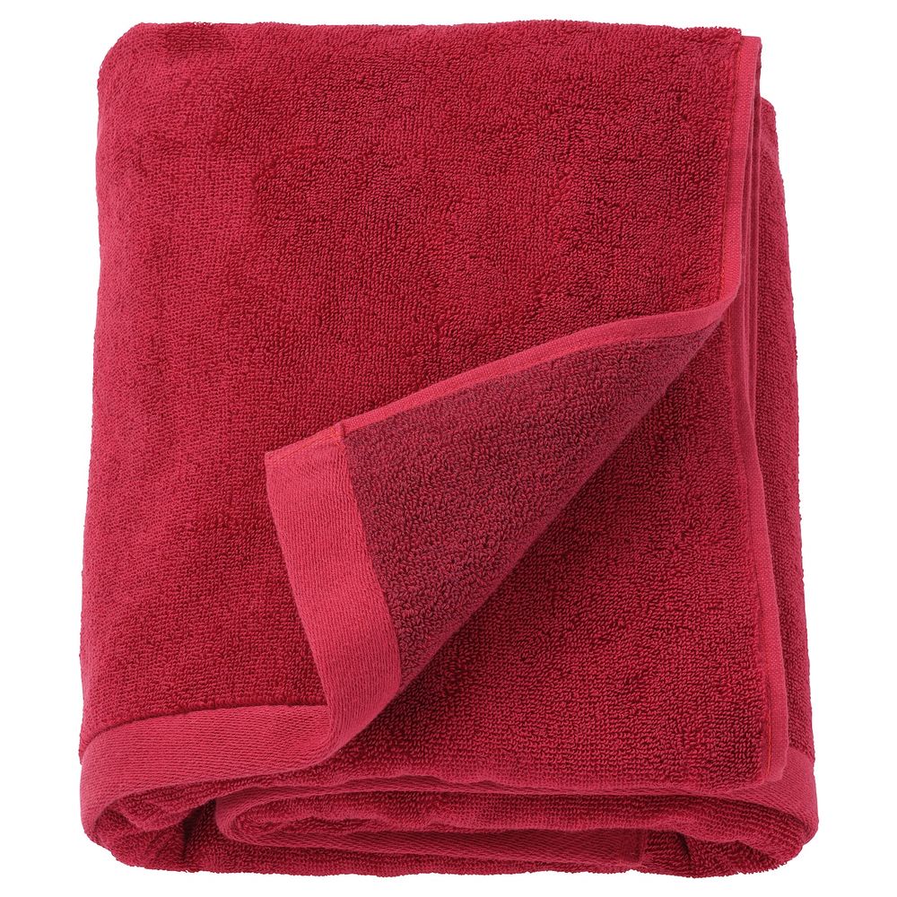 Простыня банная, темно-красный/меланж 100x150 см IKEA HIMLEÅN ХИМЛЕОН 904.429.23 - фото 1