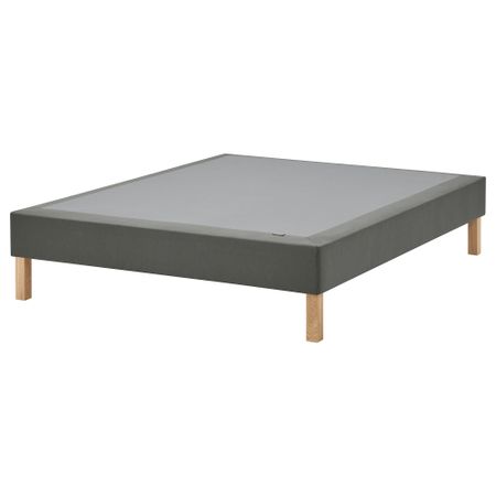 Реечное основание матраса с ножками, темно-серый, 160x200 см IKEA LYNGÖR 095.544.54