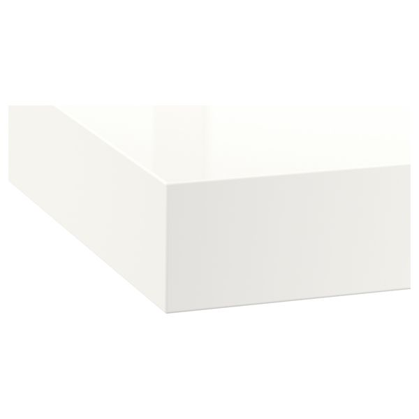 Столешница под заказ, 63.6-125x7.7 см, белый глянцевый, ламинат IKEA DEJE 503.455.61 - фото 3