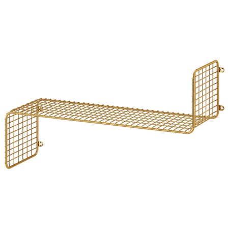 Полка навесная, 60x20 см, золотой IKEA SVENSHULT СВЕНСХУЛЬТ 504.275.33