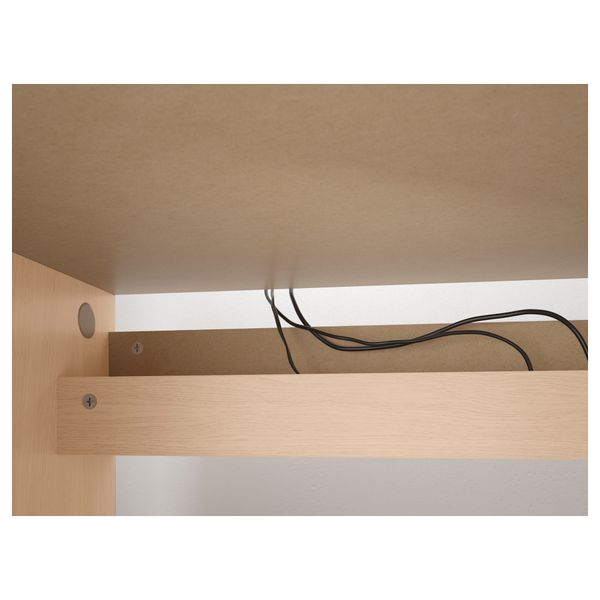 Письменный стол, дубовый шпон, беленый, 140x65 см IKEA MALM МАЛЬМ 203.598.23 - фото 8