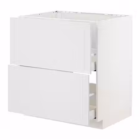 METOD / MAXIMERA Напольный шкаф п/мойку+2фасада/2 ящ