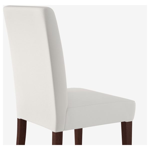 Стул ХЕНРИКСДАЛЬ, коричневый, Грэсбу белый - фото 3